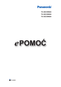 Priručnik Panasonic TX-55CXW684 LCD televizor