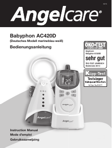 Handleiding Angelcare AC420D Babyfoon