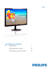 Käyttöohje Philips 244E5QHAD LED-näyttö