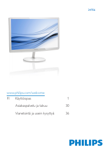 Käyttöohje Philips 247E6QDSD LED-näyttö