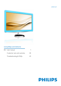 Handleiding Philips 248X3LFHSB LED monitor