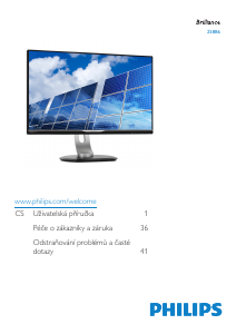 Manuál Philips 258B6QJEB LED monitor