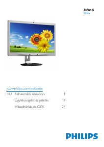 Használati útmutató Philips 271P4QPJKEB LED-es monitor