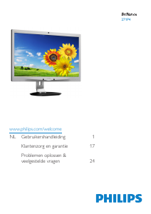 Handleiding Philips 271P4QPJKEB LED monitor