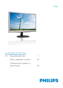 Manuál Philips 271S4LPYSB LED monitor