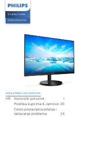 Priručnik Philips 271V8L V Line LED zaslon