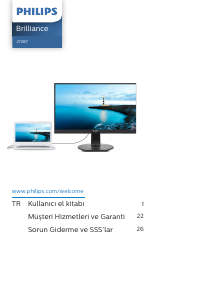 Kullanım kılavuzu Philips 272B7QUPBEB LED ekran