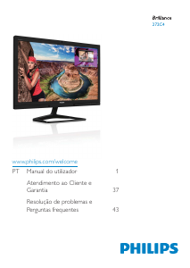 Manual Philips 272C4QPJKAB Monitor LED