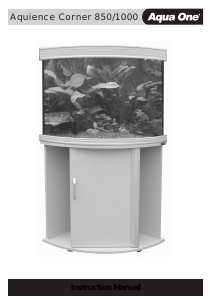 Handleiding Aqua One Aquience 850 Corner Aquarium