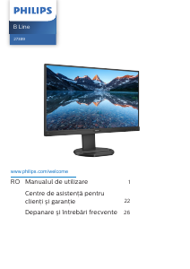 Manual Philips 273B9 Monitor LED