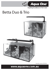 Manual Aqua One Betta Duo Aquarium