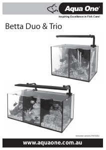 Handleiding Aqua One Betta Trio Aquarium