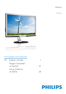 Kullanım kılavuzu Philips 273P3LPHEB LED ekran