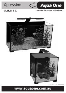 Bruksanvisning Aqua One Xpression 27 Akvarium