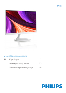 Käyttöohje Philips 275C5QHAW LED-näyttö