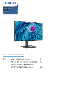 Manual Philips 275E2FAE E Line Monitor LED