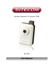 Bruksanvisning Sitecom WL-405 IP Kamera