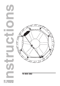 説明書 Thule CL-10 スノーチェーン