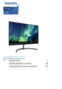 Käyttöohje Philips 276E8VJSB LED-näyttö
