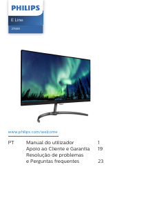 Manual Philips 276E8VJSB Monitor LED