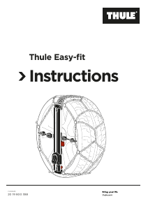 Manual Thule Easy-fit CU-9 Snow Chains