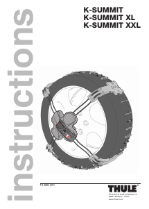 Bruksanvisning Thule K-Summit XL Snøkjettinger