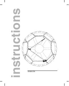 Manual Thule XB-16 Snow Chains