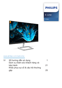 Hướng dẫn sử dụng Philips 276E9QSB Màn hình LED