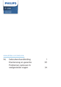 Handleiding Philips 278E1A LED monitor