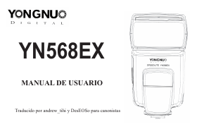 Manual de uso Yongnuo Speedlite YN568EX Flash