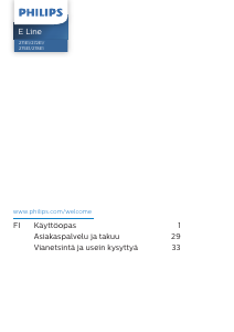 Käyttöohje Philips 278E1A LED-näyttö