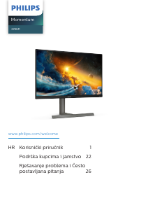 Priručnik Philips 278M1R Momentum LED zaslon