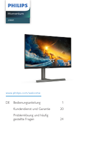 Bedienungsanleitung Philips 278M1R Momentum LED monitor