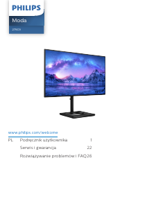 Instrukcja Philips 279C9 Monitor LED