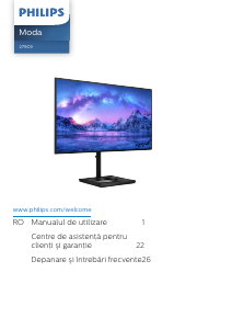 Manual Philips 279C9 Monitor LED