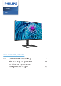 Handleiding Philips 288E2A LED monitor
