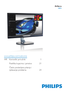 Priručnik Philips 288P6LJEB LED zaslon