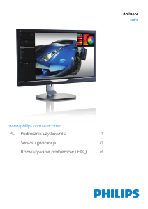 Instrukcja Philips 288P6LJEB Monitor LED