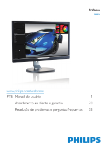 Manual Philips 288P6LJEB Monitor LED