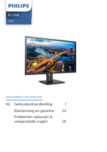 Handleiding Philips 325B1L B Line LED monitor
