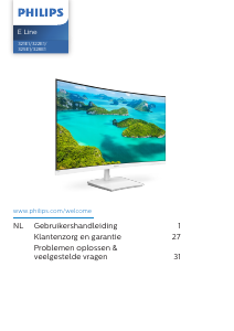 Handleiding Philips 325E1C LED monitor