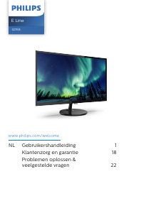 Handleiding Philips 327E8QJAB LED monitor