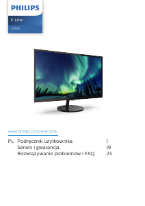 Instrukcja Philips 327E8QJAB Monitor LED