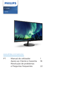 Manual Philips 327E8QJAB Monitor LED