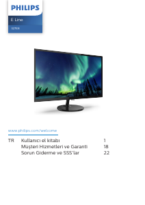 Kullanım kılavuzu Philips 327E8QJAB LED ekran