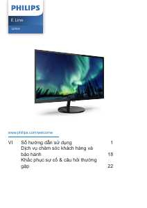 Hướng dẫn sử dụng Philips 327E8QJAB Màn hình LED