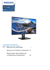 Manual Philips 328B1 B Line Monitor LED
