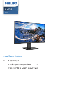 Käyttöohje Philips 328B1 B Line LED-näyttö