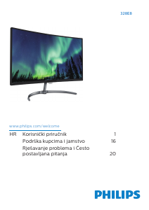 Priručnik Philips 328E8QJAB5 LED zaslon