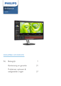 Handleiding Philips 328P6VJEB LED monitor